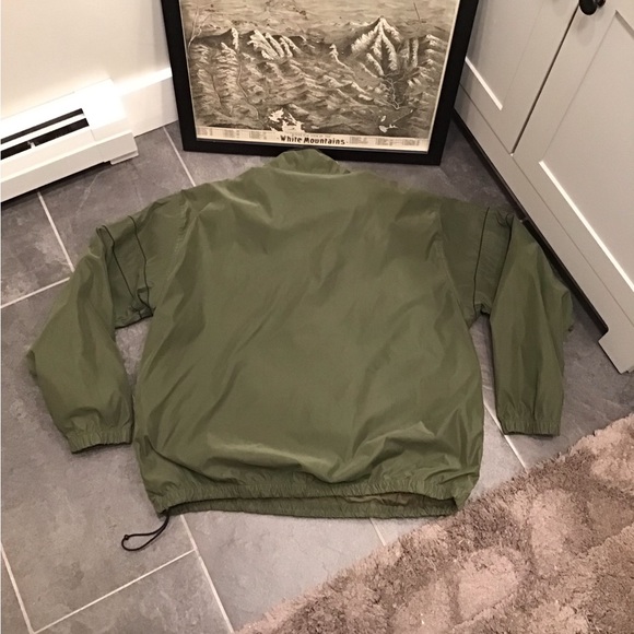 Van Heusen Club Jacket Lightweight Windbreaker Pullover Golf Jacket Green XL - Picture 9 of 11